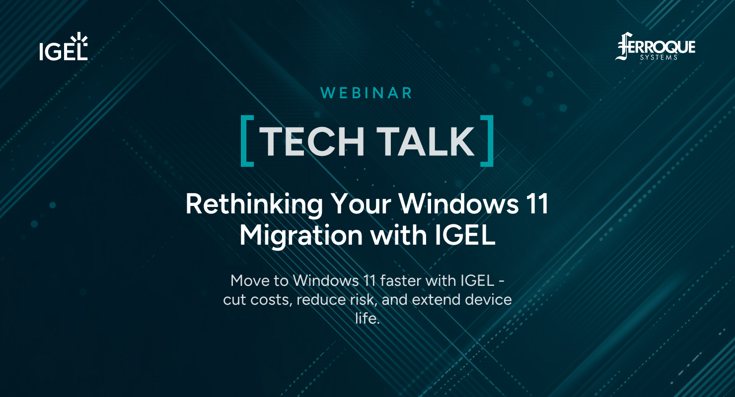 Tech Talk Website - IGEL Webinar