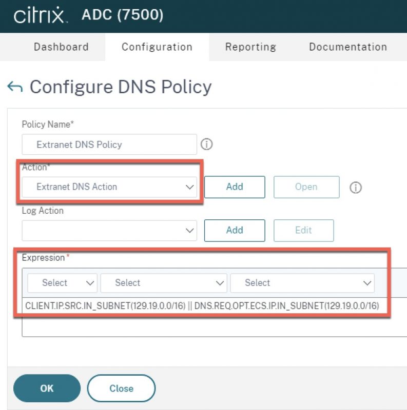 HowTo Policybased DNS on Citrix ADC with DNS Views