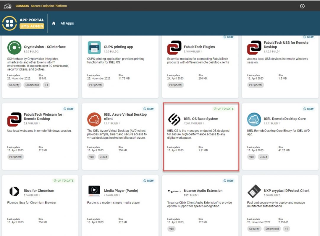 HowTo Upgrading to IGEL COSMOS Part 2