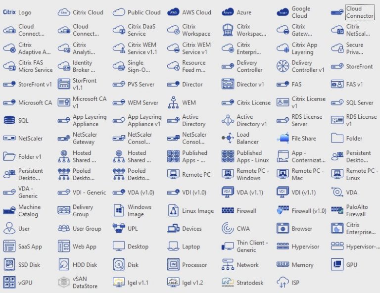 Free Citrix Components Visio Stencils