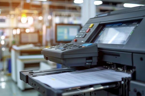 photo of modern secure printing